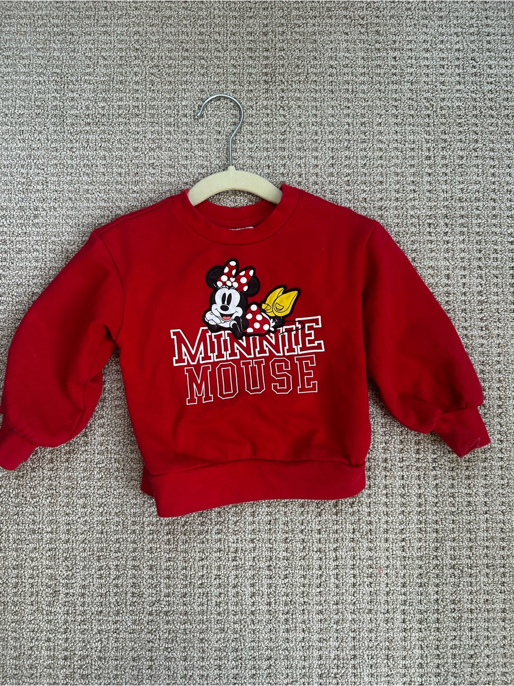 Disney Red Minnie Mouse Sweatshirt